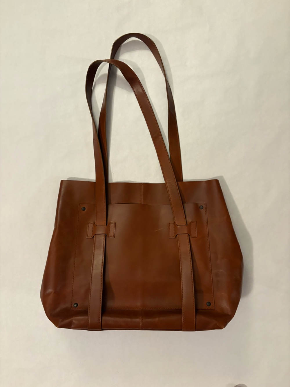 Orvis Chestnut Brown Leather Tote
